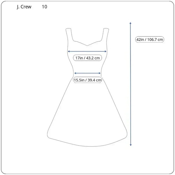 J. Crew Black 100% Cotton V-Neck Fit and Flare Dress Size 10 See Measurements - Picture 2 of 8